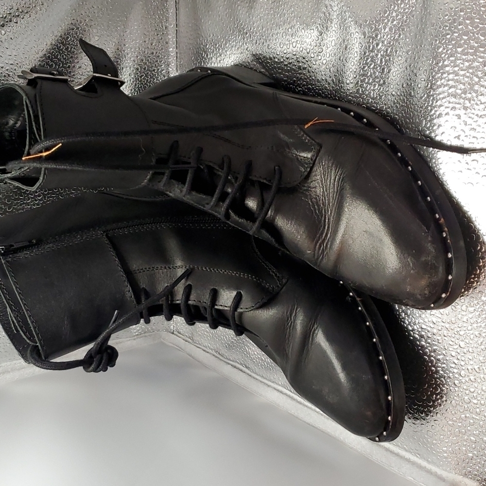 Catherine Malandrino Leather Ankle Boots SZ 8